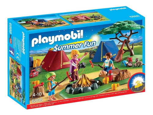 Playmobil | Campamento Con Fogata | 6888