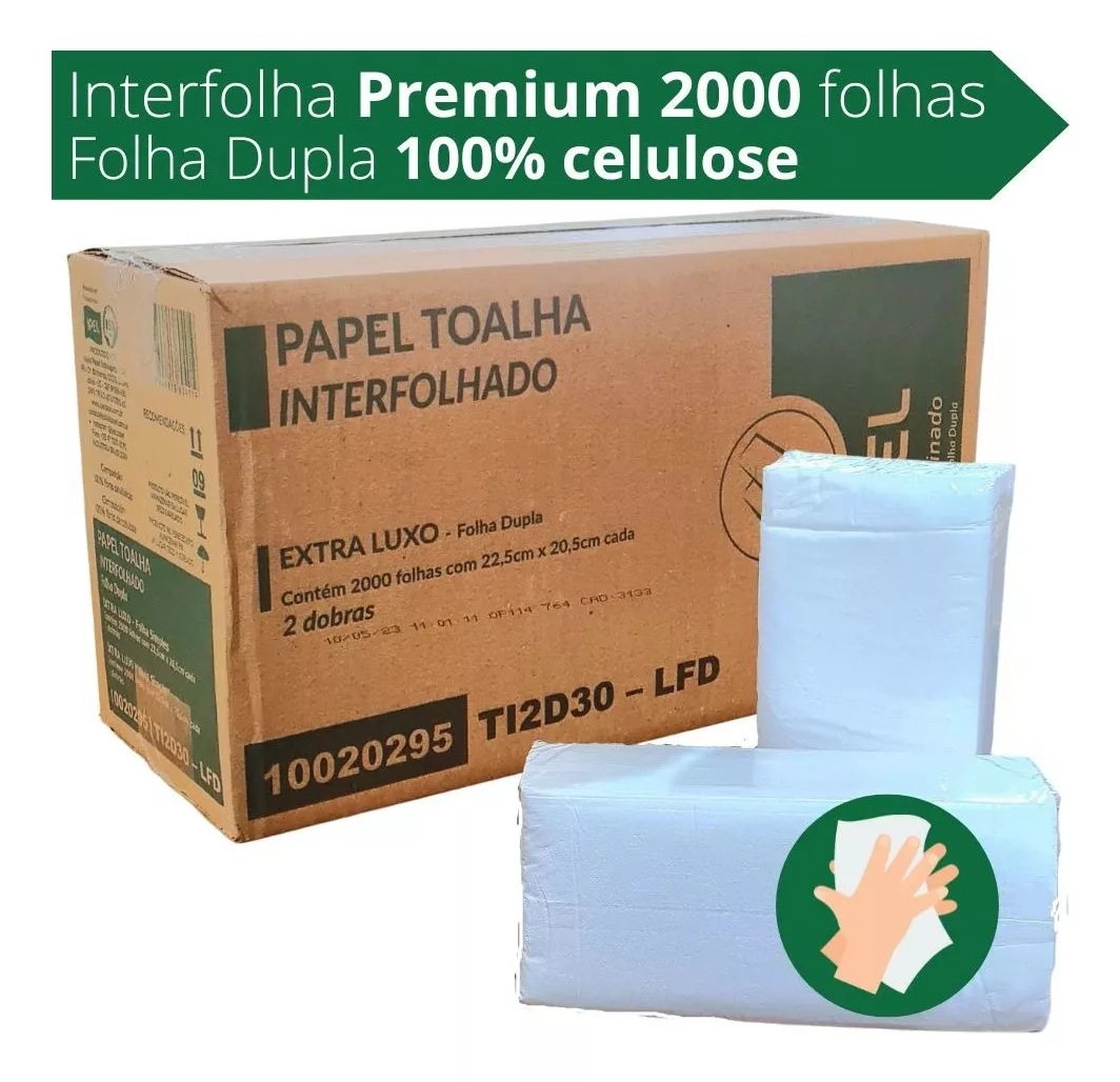 Primeira imagem para pesquisa de papel toalha interfolha