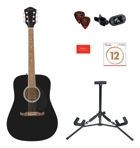 Guitarra Acústica Fender Fa-125 Pack + Accesorios