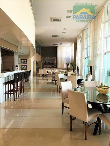 Imagem 4 de 15 de Apartamento Semi-mobiliado Residencial Para Venda E Locação, Altiplano Cabo Branco, João Pessoa. - Ap0879