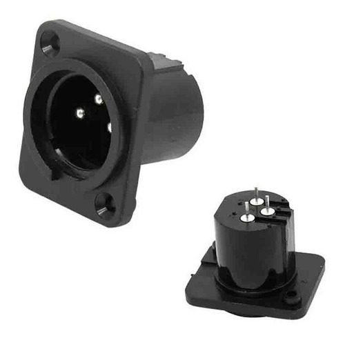 Conector Canon Painel Macho Mxt Plastico 2 Unidades