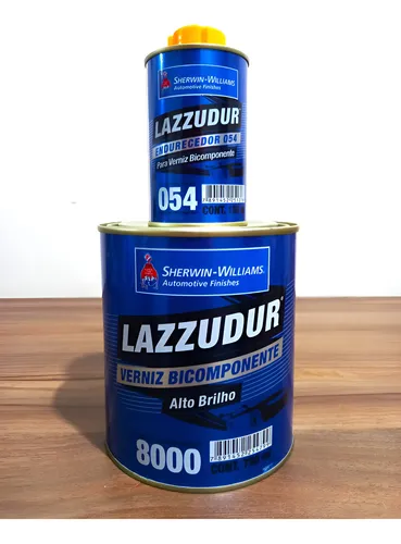 Verniz Automotivo Lazzuril 8000 + Catalisador 054 900ml | MercadoLivre