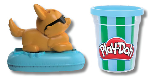 Masa Play-doh Sun Fun Pals Ast 3 Pack Multicolor Animales