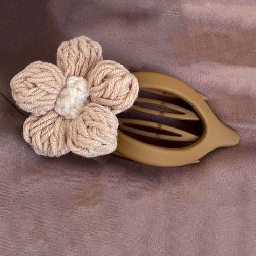 Pinzas Con Forma De Flor Para Cabello Fino Y Grueso: Punto A