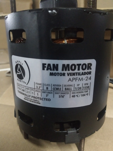 Motor Refrigeracion Tipo Bohn 1/20hp Ccw 1550rpm 115v