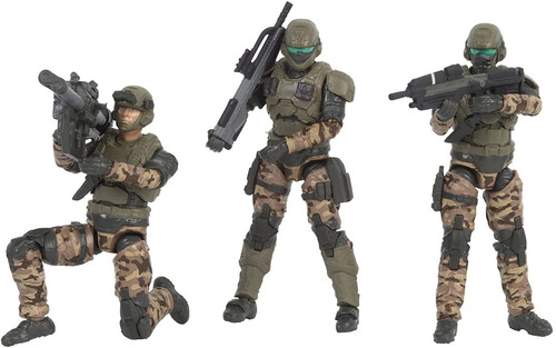 Muñecos Halo 4 Infinite Unsc Marines 3 Pack