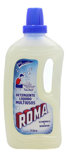 Detergente Roma Liquido 1lt -3pzas