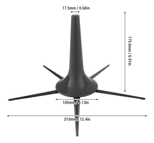 Soporte Para Trompeta, 5 Patas, Plegable, Desmontable, Portá
