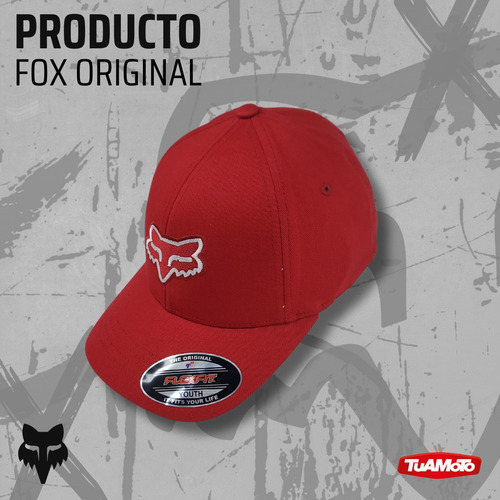 Gorra Fox Niño / Dama Talle Unico Youth Legacy Flexfit Roja