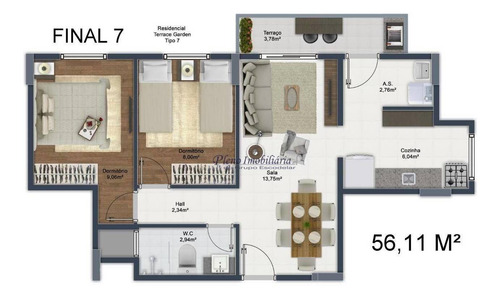 Imagem 25 de 25 de Apartamento Com 2 Dormitórios À Venda, 61 M² Por R$ 323.000,00 - Mirim - Praia Grande/sp - Ap0946