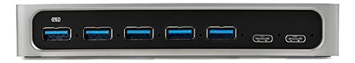 Startech.com Hub Usb C De 7 Puertos Con Puerto De Carga Rápi