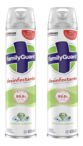 Family Guard Desinfectante Superficies Y Ambientes Aerosol