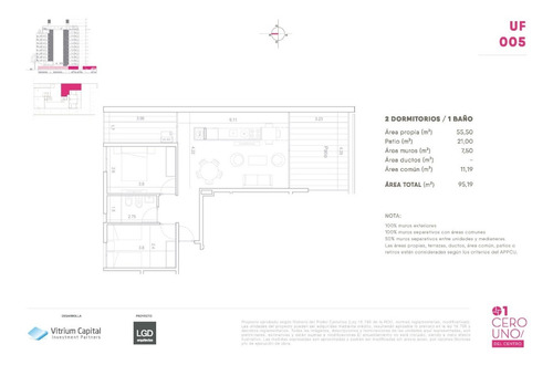 Lu769 - Vendo Apartamento 2 Dormitorios 01 Del Centro