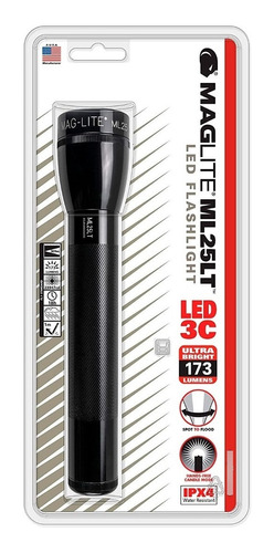 Linterna Led Profesional Maglite Ml25lt 3c 177 Lumens 309mt,