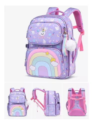 Mochilas para niñas, mochila grande y linda adecuada para niños de