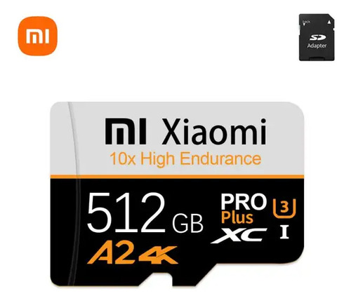 Cartão De Memoria Xiaomi 512gb Pro Plus 4k Cameras Games