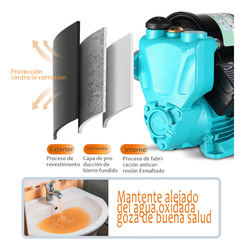 Bomba Presurizadora De Agua Para 2 Servicios Simultáneo Aumenta Presión - 34m 400w