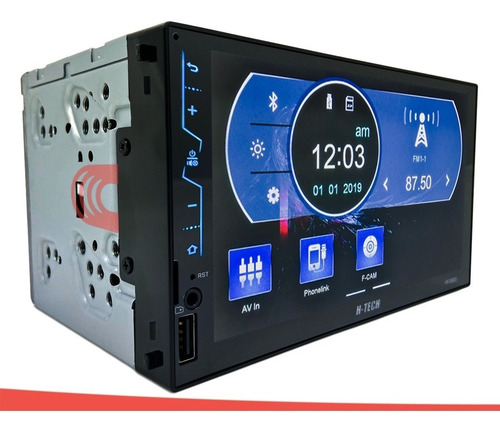 Imagem 3 de 7 de Central Multimídia Mp5 2 Din H-tech Ht-3020 Bt Espelhamento