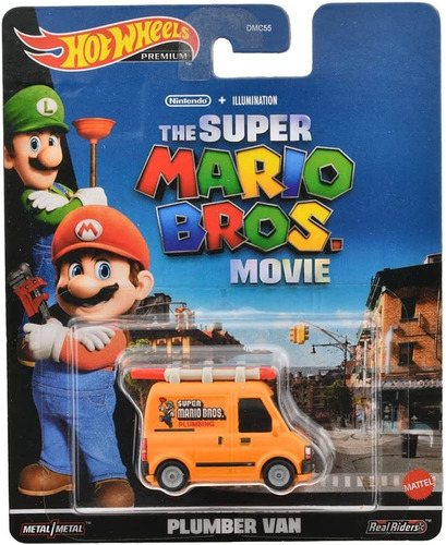 Hot Wheels Premium The Super Mario Bros Movie Plumber Van 