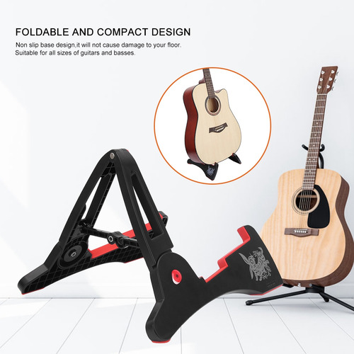 Soporte Para Guitarra, Marco Eléctrico Clásico Plegable