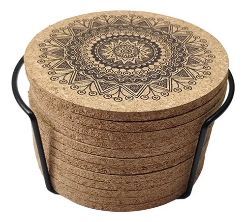 comprar Shaoke Posavasos De Corcho De 12 Piezas, Posavasos