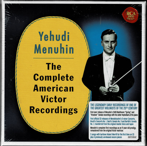 Yehudi Menuhin: The Complete American Rca Víctor (1928-1952)