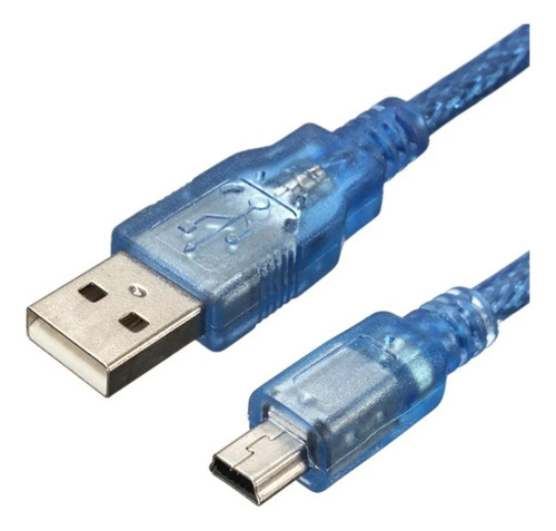 Cable Mini Usb 2.0 Azul De 30 Cm Para Arduino Nano V3