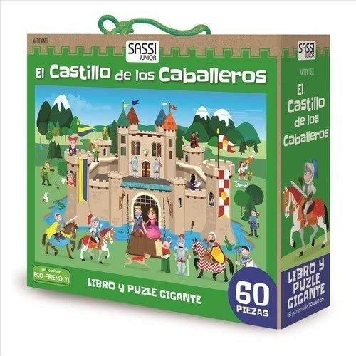 Imagen 1 de 4 de Rompecabezas El Castillo De Los Caballeros 60 Pzas C/ Libro 