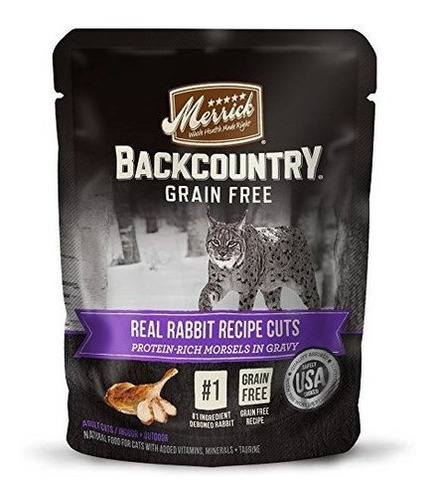 Merrick Backcountry, Comida Para Gatos Húmeda, Sin Granos, 3