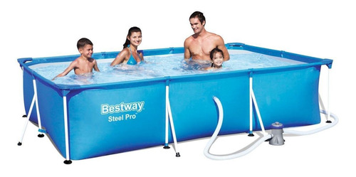 Piscina Estructural 300 X 201 X 66 Cm Con Bomba Bestway