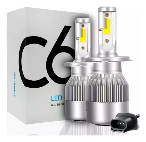 Faros Led C6 Luz Blanca H13 9007 Alta Baja Mayoreo Economico