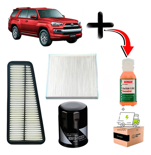 Imagen 1 de 1 de Kit Filtros Para Toyota Runner 4.0 2003 2005 1grfe Bencina