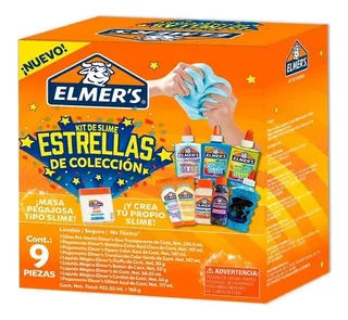 Kit Juego Para Hacer Slime Textura Niño Niña Elmers Party