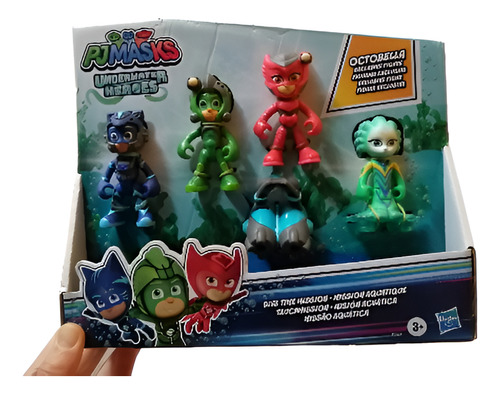 Pj Mask : Kit 4 Figuras