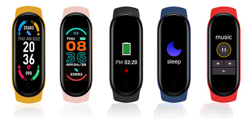 Reloj M6: Fitness, Heart E, Sleep, Ip67