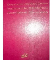 Comprar Libro Rab 2313 Deposito Acciones Registro Asistencia Asamble