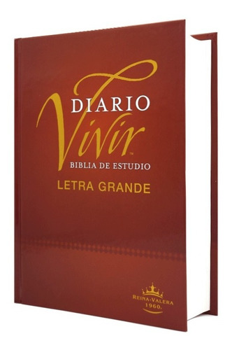 Biblia De Estudio Diario Vivir Letra Grande Tapa Dura