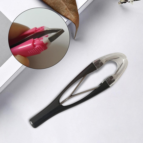 5 Pinzas Para Cejas Inclinadas Clip De Eliminación De Negro