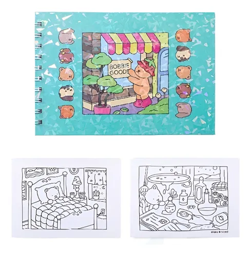 THE TWIDDLERS 12 Libros Para Colorear A5 Con 48 Crayones Y Pegatinas - Para Niños De 4 A 8 Años