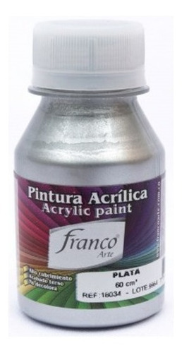 Pintura Metálica Franco Plata X60 Ml