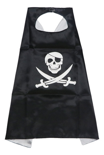 Capa Pirata De 70 Cm X 70 Cm, Para Todos Los Patios, Hallowe