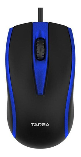 Mouse Óptico Usb Com Fio 1200 Dpi Azul Targa Tg-m50