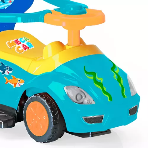 Andador de Bebê Carrinho Ursinho Motoca Volante e Buzina - Dm Toys