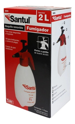 Fumigador Domestico 2l Boquilla Regulable 8806 Santul