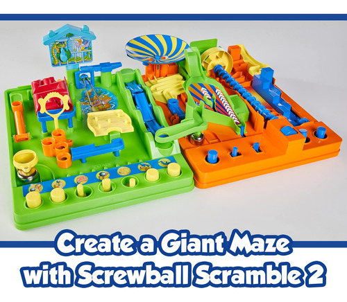 Tomy Games Screwball Scramble Marble Run Juego Para Niños -