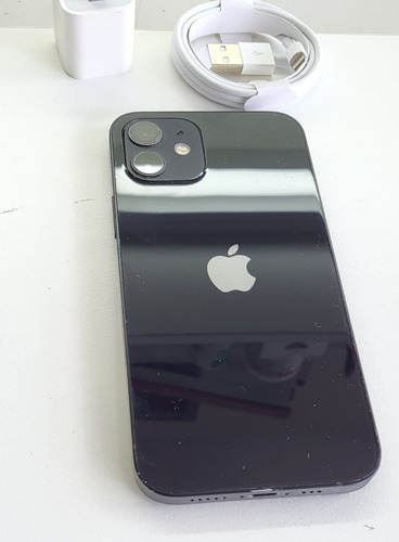 Imagen 6 de 7 de iPhone 12 128 Gb - Negro - Batería 96% - Pequeña Marca