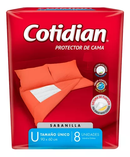 PROTECTOR DE CAMA PREMIUN 60x90cm Pack 64 un (8 paquetes x 8 unidades)