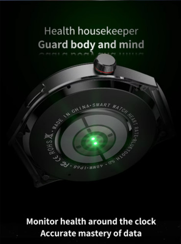Smartwatch Watch 4 Para Hombre O Mujer Plata