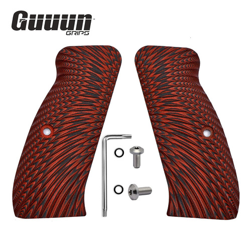 Puños G10 Cz Para Cz 75 Full Size Sp-01, Textura Sunburst