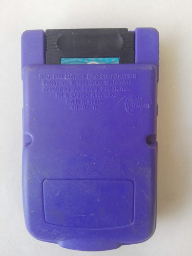 Burger King Game Boy Color Articulo De Coleccion